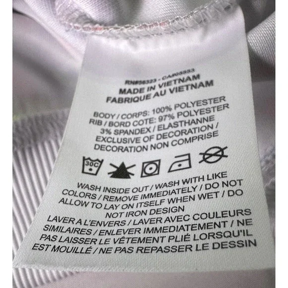 Nike Hyper Femme Tropical Floral Parrot Cropped Sweatshirt Women's Small S White - Picture 5 of 10